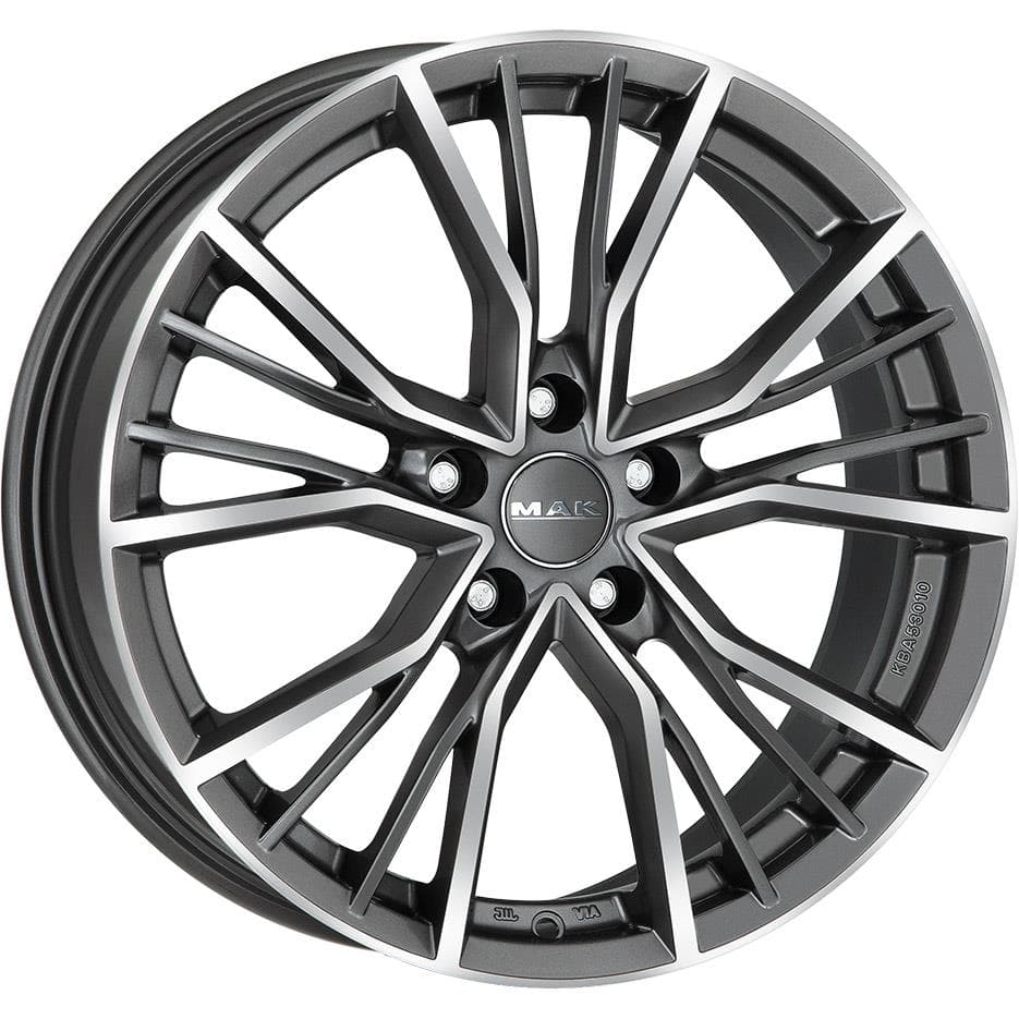 MAK Union 8.5x20 5x112 ET20 CB66.6 Gun Met-Mirror Face