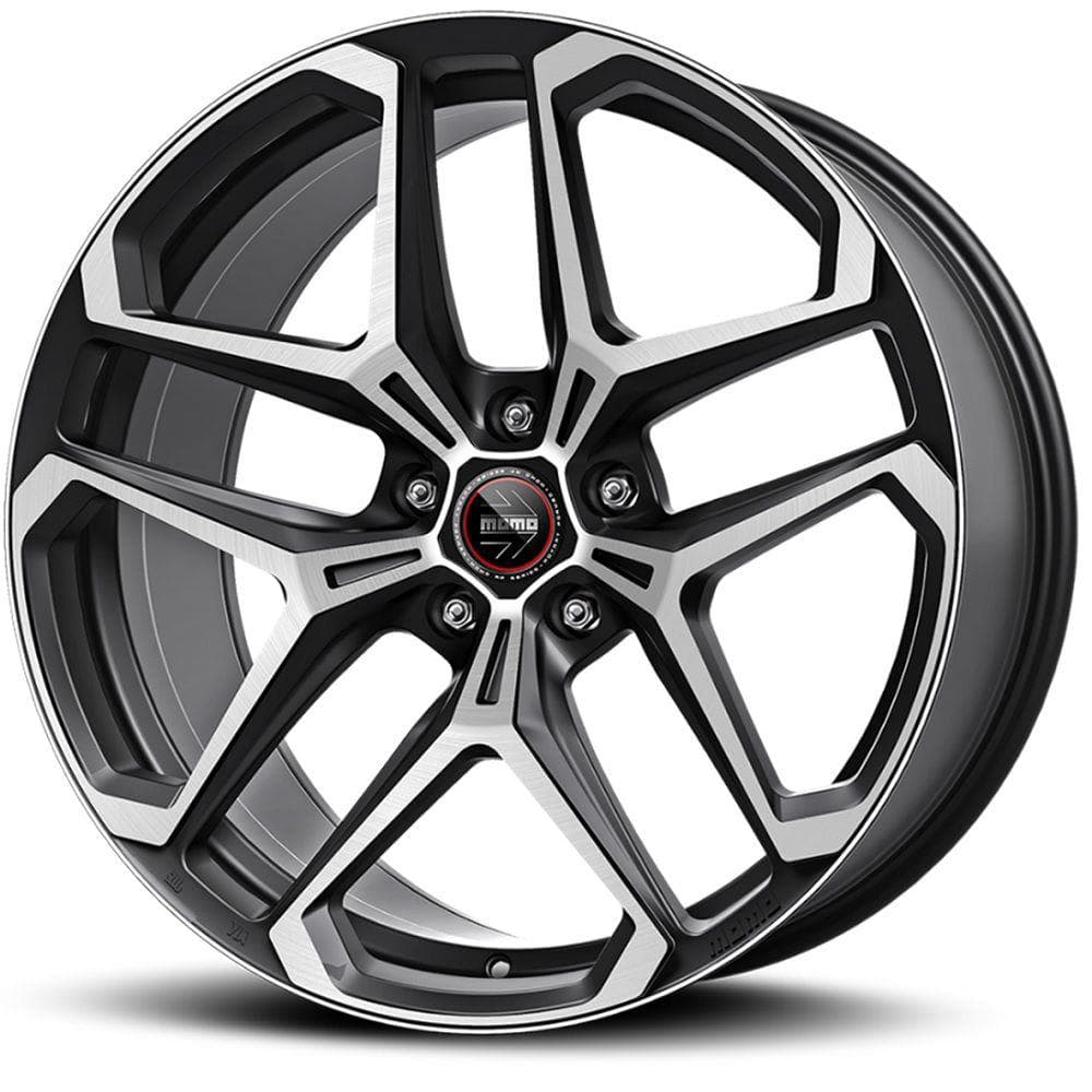 Momo RF-04 9x20 5x108 ET43 CB63.4 Matt Black Polished