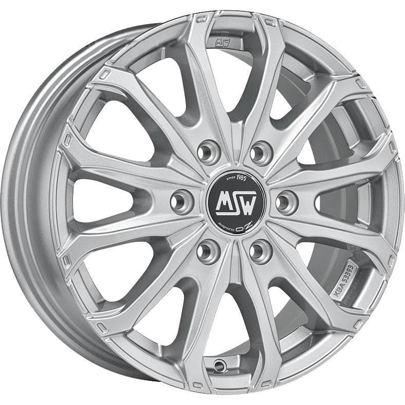 MSW 48 Van 6 Holes 6.5x16 6x120 ET50 CB74.5 Full Silver