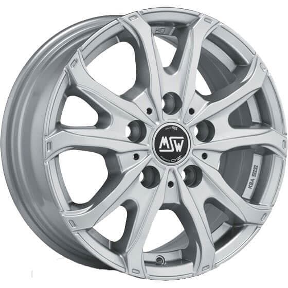 MSW 48 Van 7x17 5x112 ET51 CB66.6 Full Silver