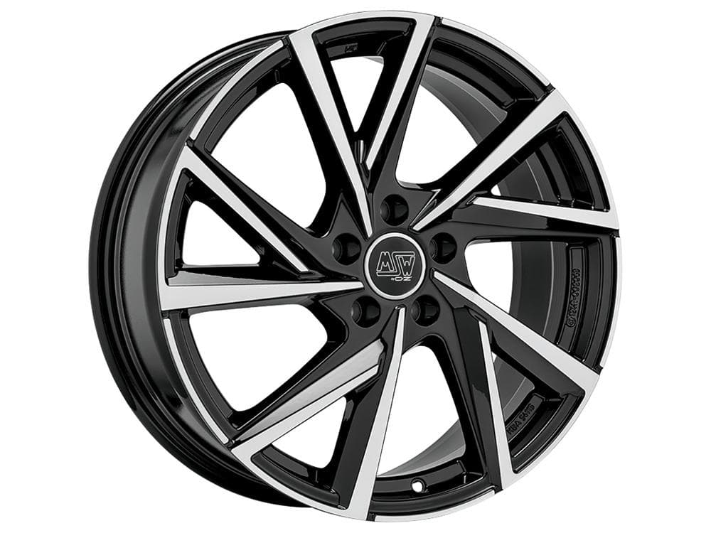 MSW 80-5 7x17 5x112 ET46 CB57.1 Gloss Black Full Polished