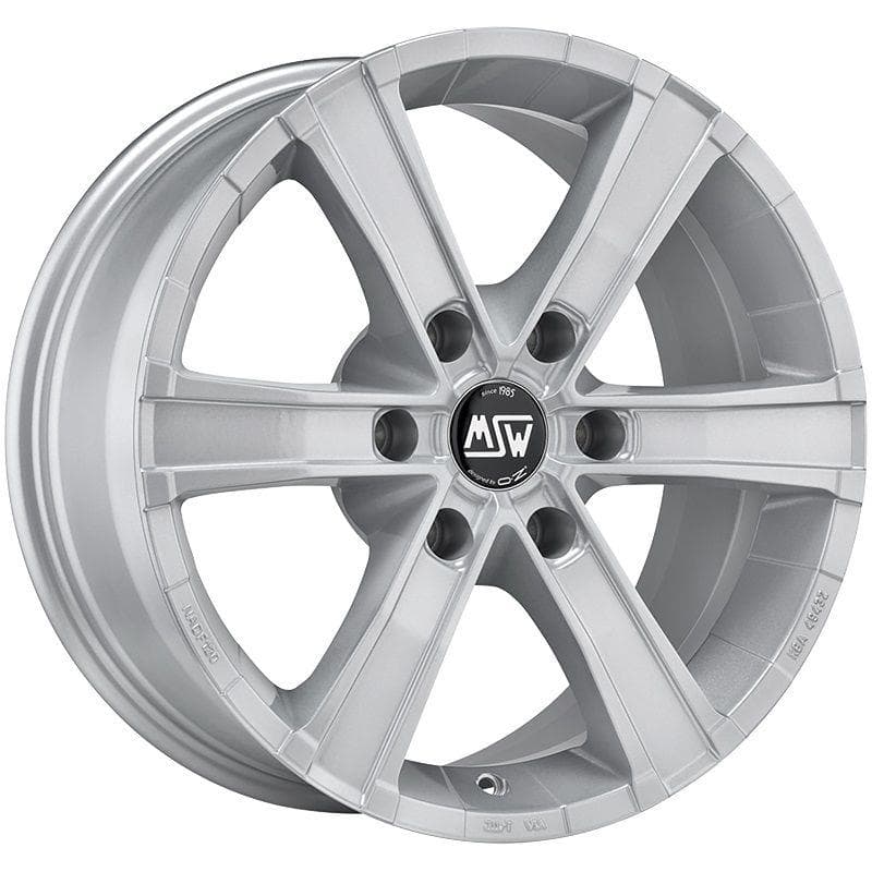 MSW Sahara 6 8x18 6x114.3 ET35 CB66.1 Full Silver