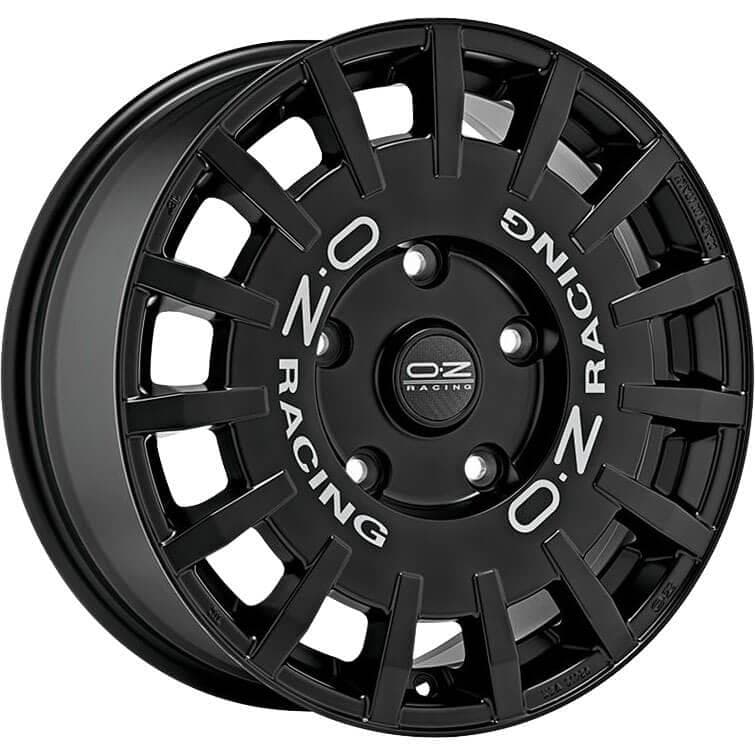 OZ Racing Rally Racing Van 7.5x18 5x160 ET48 CB65.1 Matt Black Silver Lettering