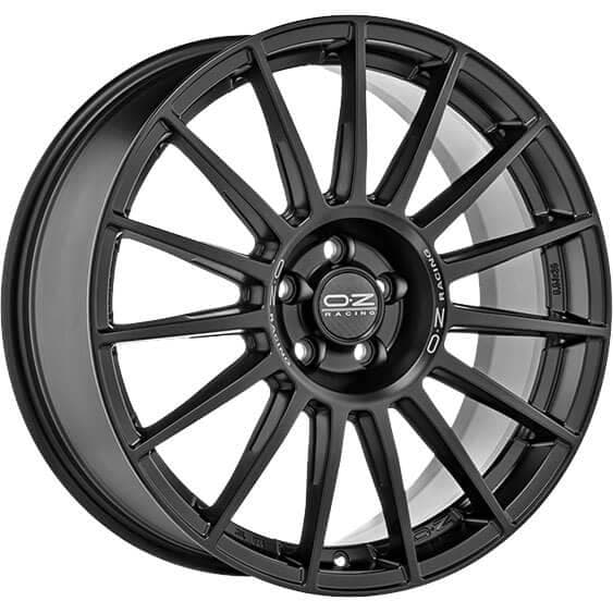OZ Racing Superturismo Dakar 8.5x20 5x112 ET30 CB79 Matt Black Silver Lettering