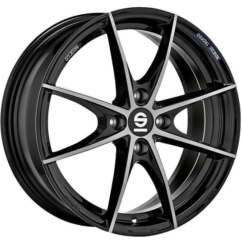 Sparco Trofeo 4 6x15 4x108 ET42 CB63.4 Fume Black Full Polished
