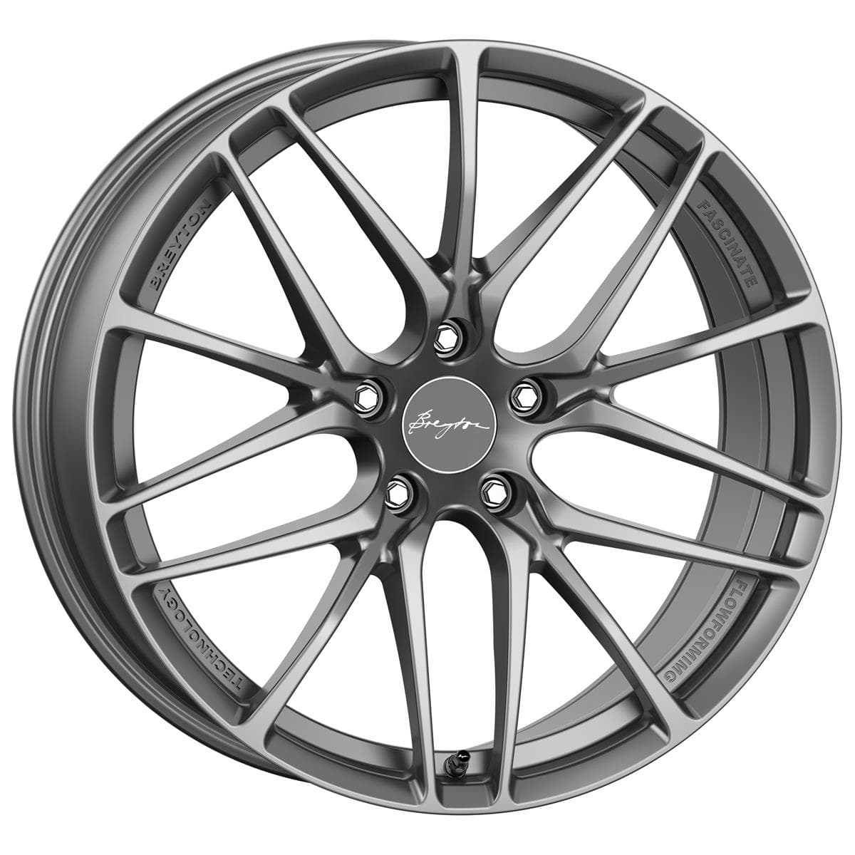 Breyton Fascinate 10.5x21 5x112 ET44 CB66.6 Matt Gun