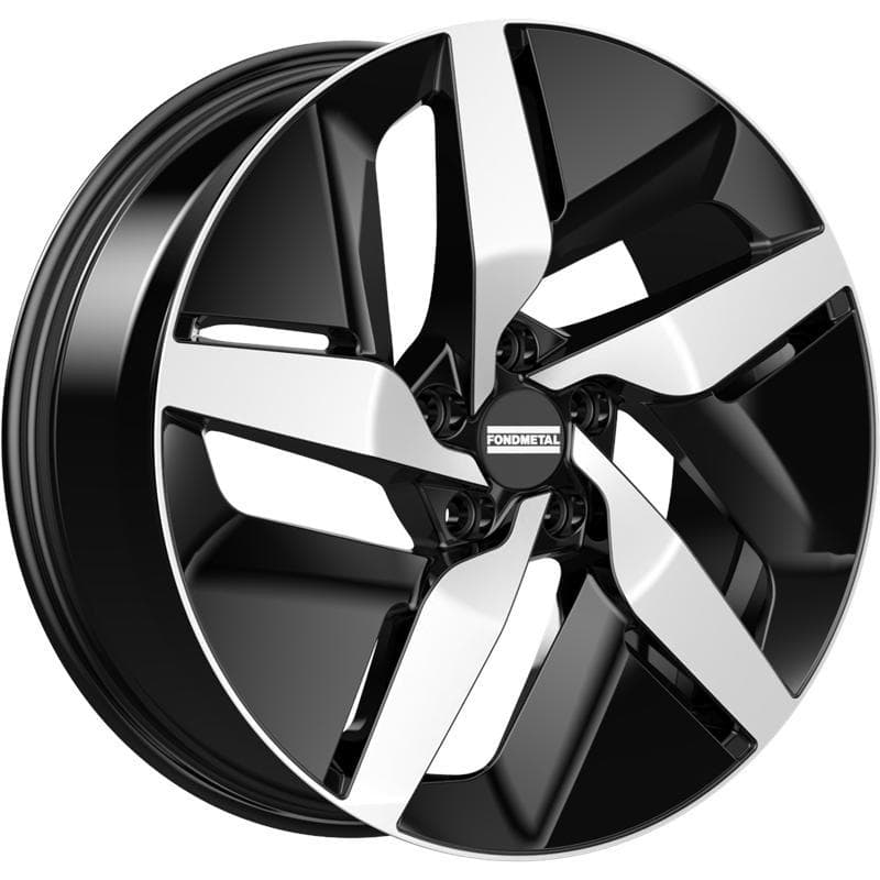 Fondmetal E-Joule 8x19 5x120 ET58 CB65.1 Glossy Black Machined