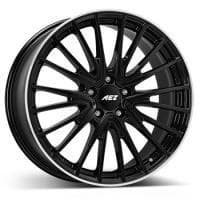 AEZ Berlin 8x19 5x112 ET38 CB66.6 Black/polished lip