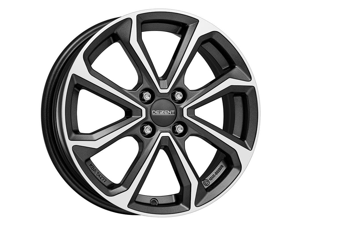 Dezent KT dark 6x16 4x100 ET50 CB54.1 Gunmetal/polished