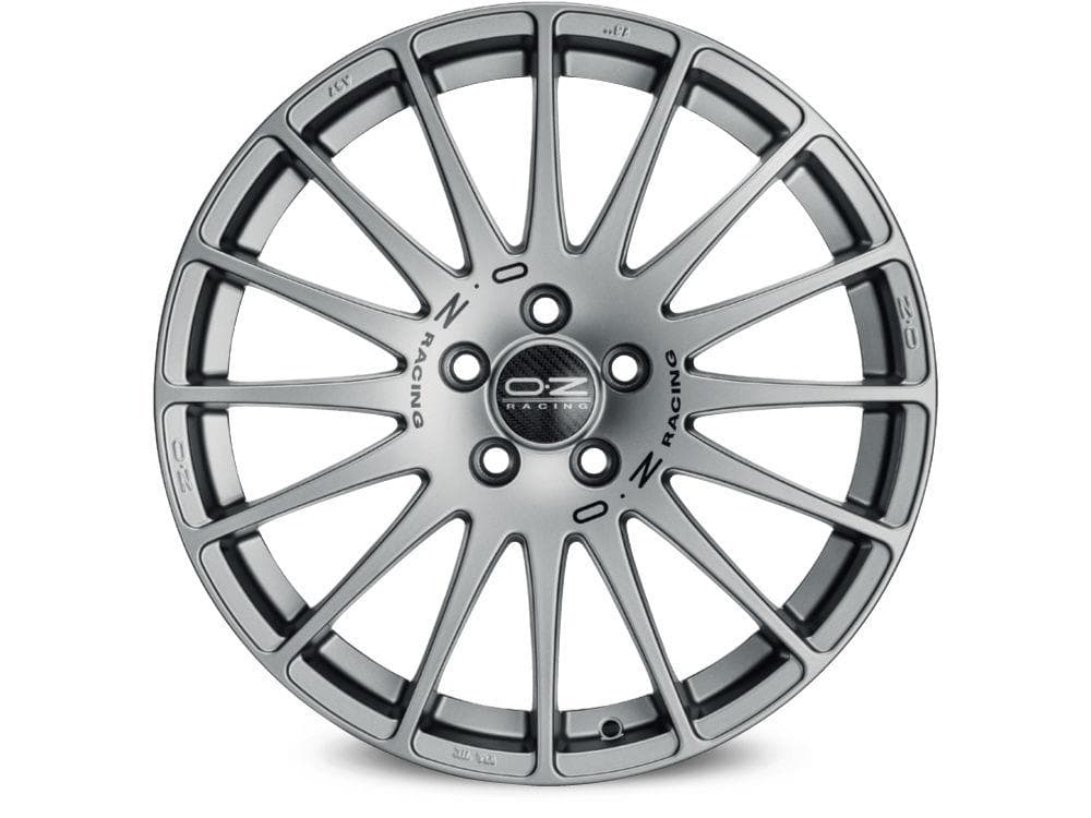 OZ Racing Superturismo GT 7.5x17 5x112 ET50 CB75 Grigio Corsa Black Lettering