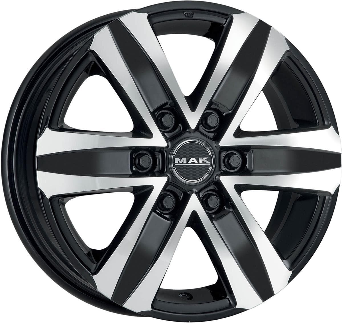 MAK Stone 6 8.5x20 6x139.7 ET20 CB106.1 Black Mirror