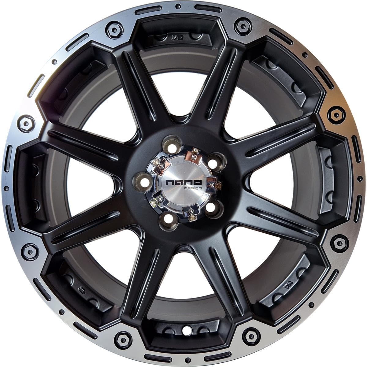 Nano BK717 8.5x18 5x120 ET20 CB65.1 Matt Black polished