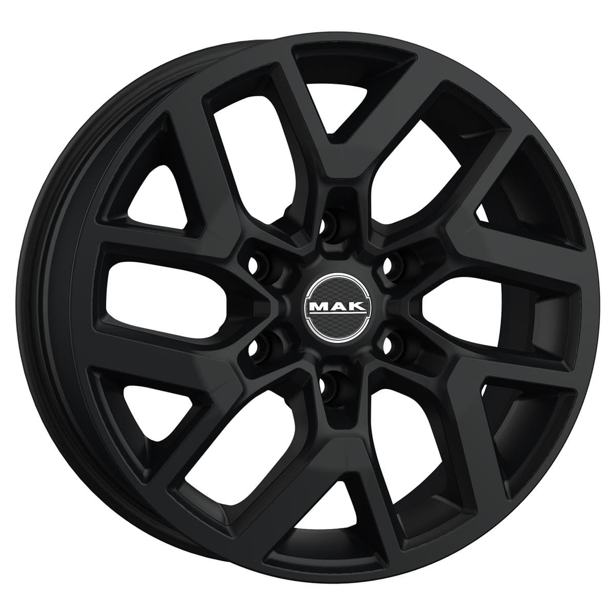 MAK Gravel 7x17 6x120 ET50 CB74.5 Matt Black