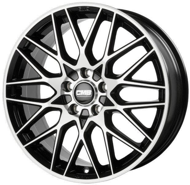 CMS C25 9x20 5x112 ET57 CB66.6 Diamond Black Gloss