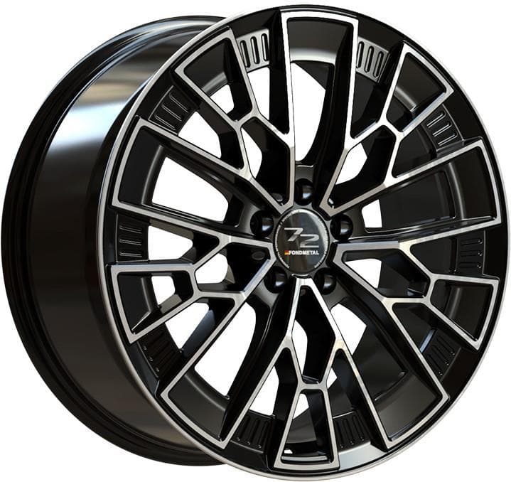 Fondmetal 1972 9x20 5x112 ET41 CB66.6 Glossy Black Machined