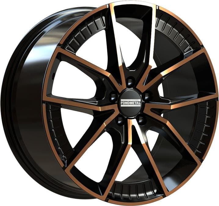 Fondmetal Elatha 8.5x19 5x112 ET45 CB66.6 Black Clearcoat Matt Bronze Machined