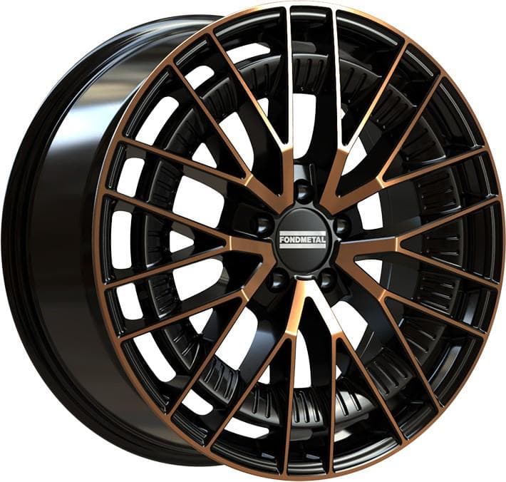 Fondmetal Kari 8x18 5x112 ET45 CB66.6 Black Clearcoat Matt Bronze Machined