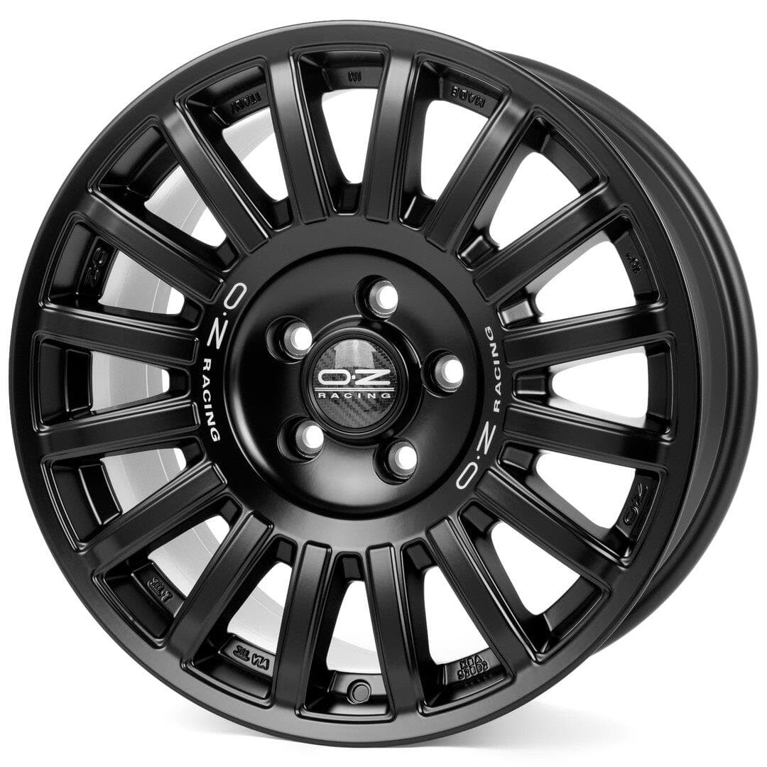 OZ Racing Rally Raid 8.5x18 5x130 ET48 CB71.6 Matt Black Silver Lettering