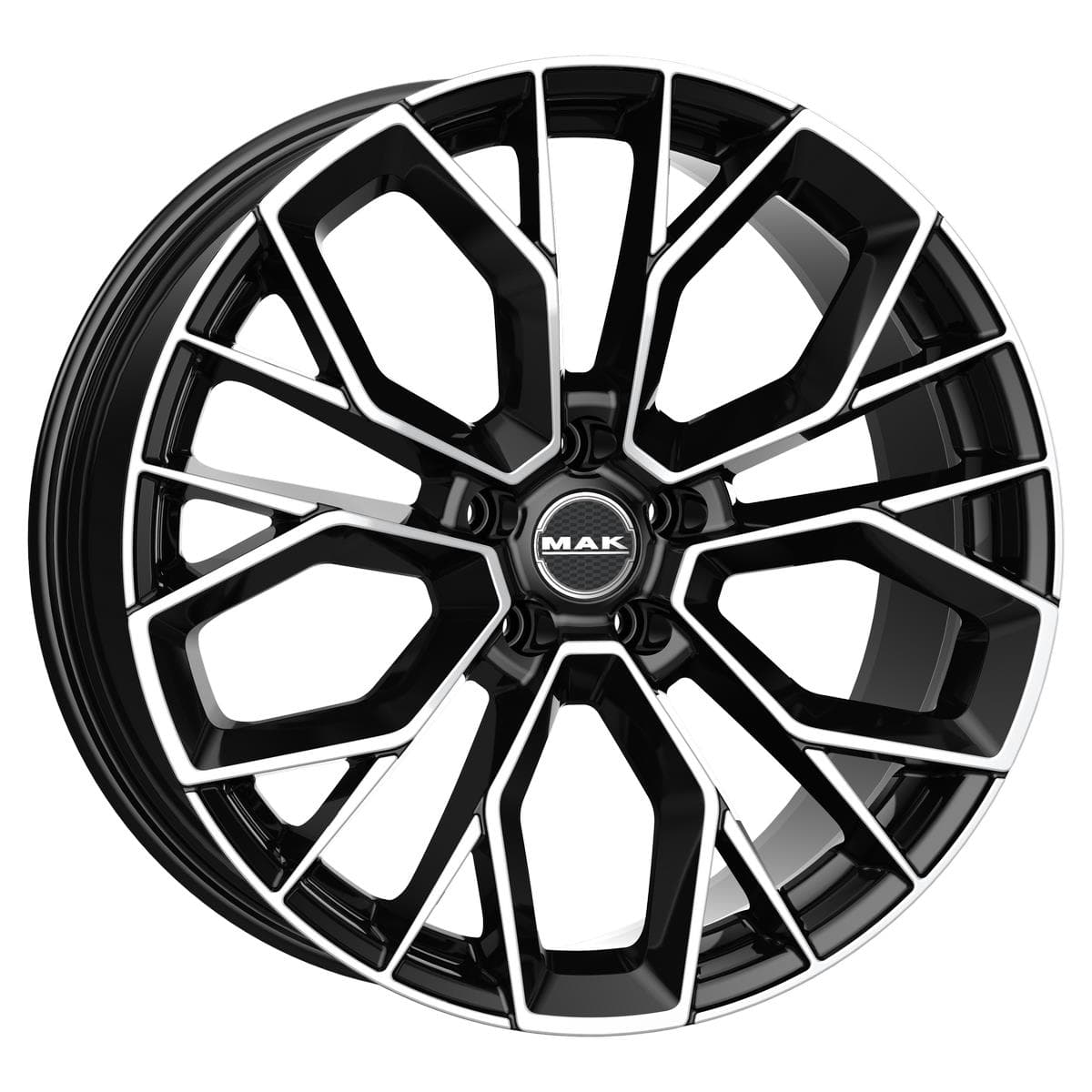 MAK Stilo-D 10x21 5x112 ET19 CB66.6 Black Mirror