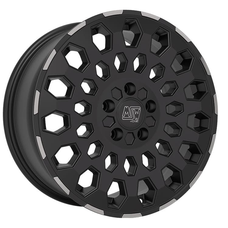 MSW 99 Van 6.5x16 5x160 ET60 CB65.1 Matt Black Lip Polished