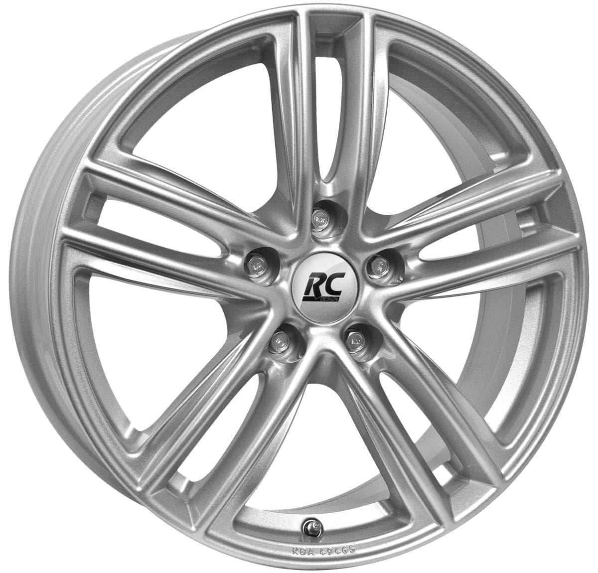 RC Design RC27 7x18 5x105 ET38 CB56.6 Kristallsilber (KS)