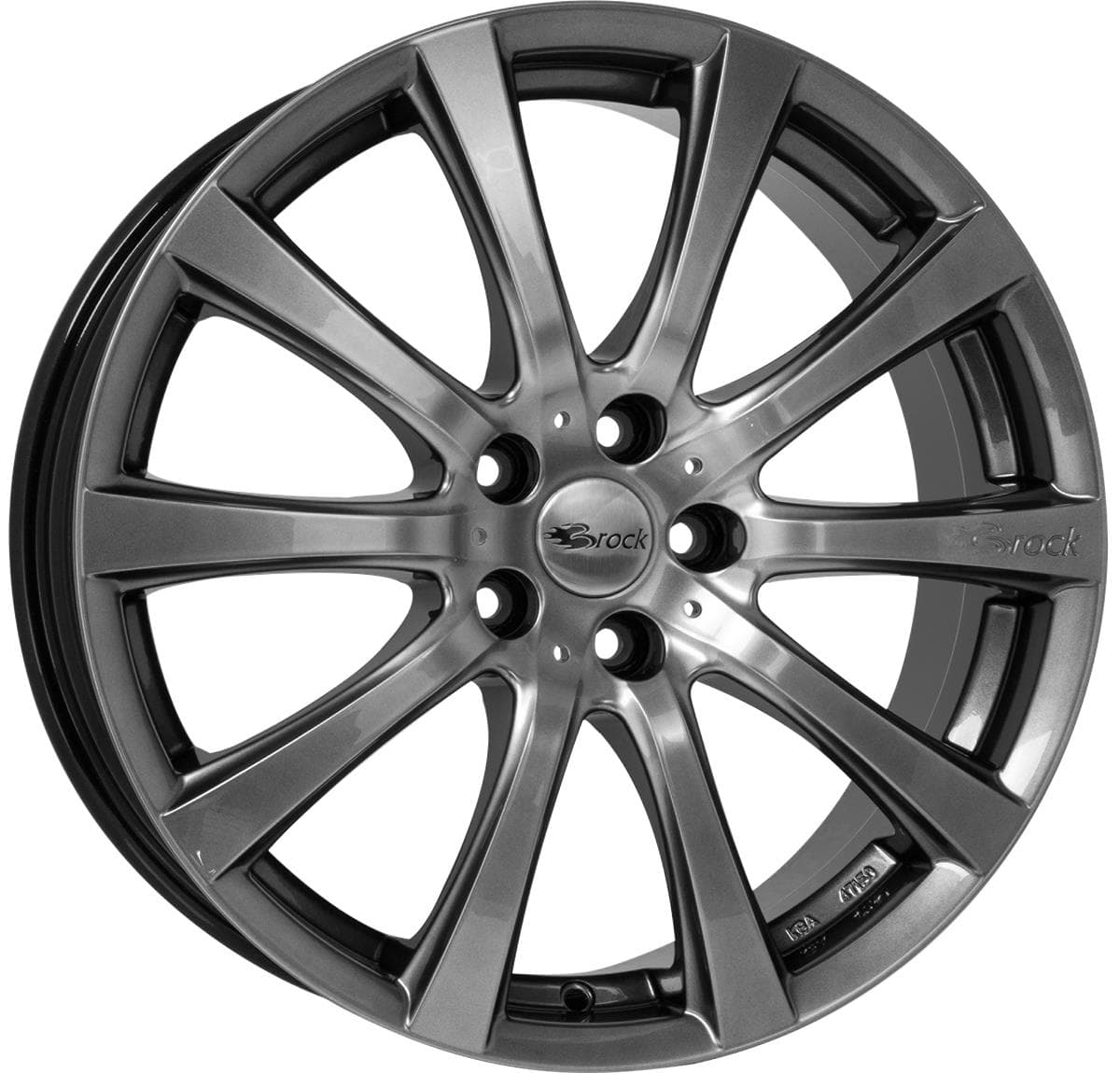 Brock B21 7x16 4x100 ET38 CB63.4 Chromsilber (CSS)