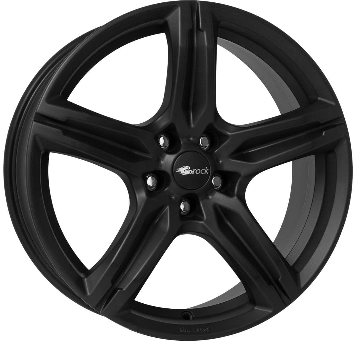 Brock B29 7.5x17 5x100 ET38 CB63.4 Schwarz Klar Matt (SKM)