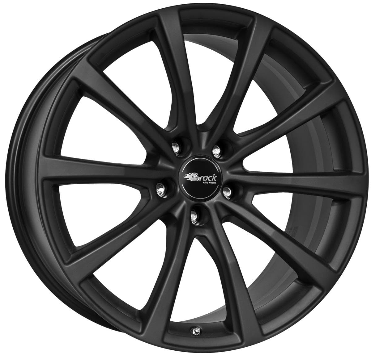 Brock B32 8.5x20 5x114.3 ET35 CB64.1 Schwarz Klar Matt (SKM)