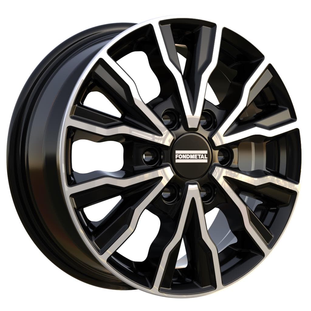 Fondmetal PRO2 6.5x16 6x120 ET50 CB74.5 Glossy Black Machined