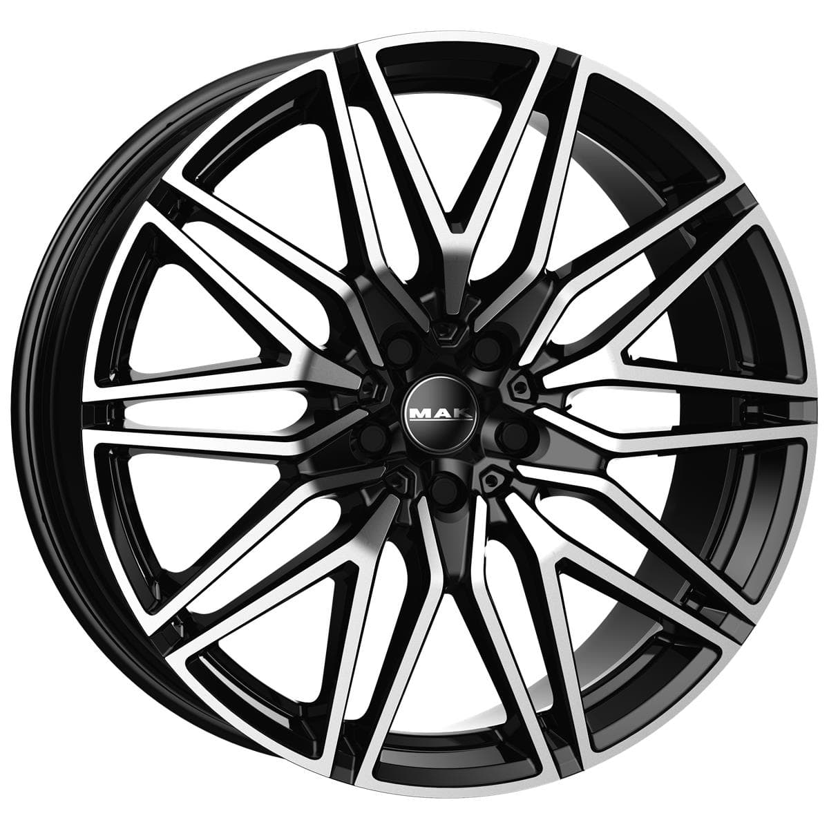 MAK Sturm 9x20 5x112 ET35 CB66.6 Black Mirror
