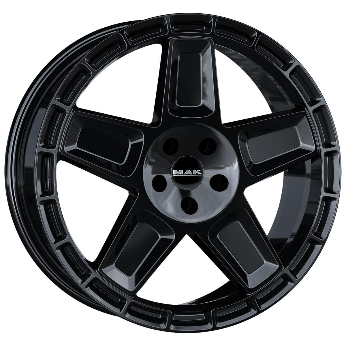 MAK Trek 9x20 6x139.7 ET19 CB78.1 Gloss Black