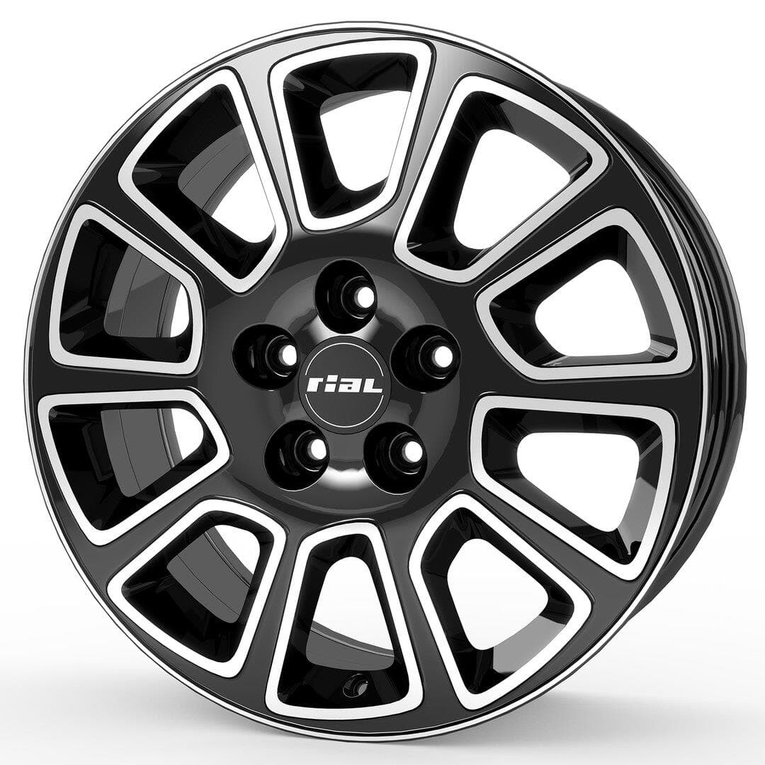 Rial Transporter 2 7.5x18 5x108 ET46 CB65.1 diamond-black frontpolished