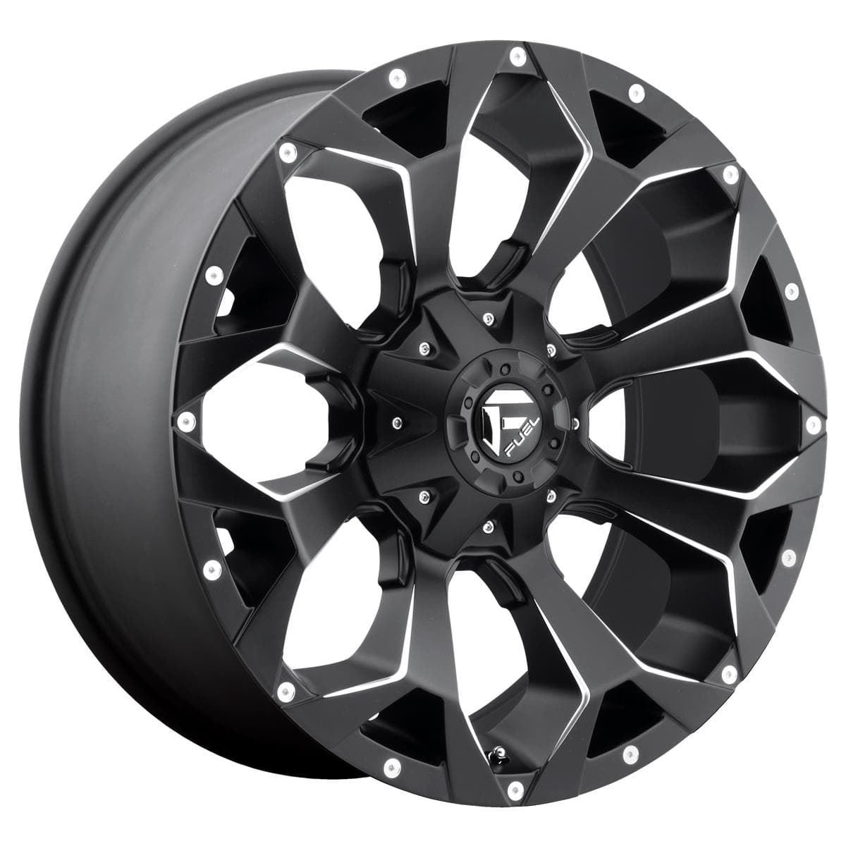 Fuel D546 Assault 9x20 8x180 ET20 CB124.2 Matte Black Milled