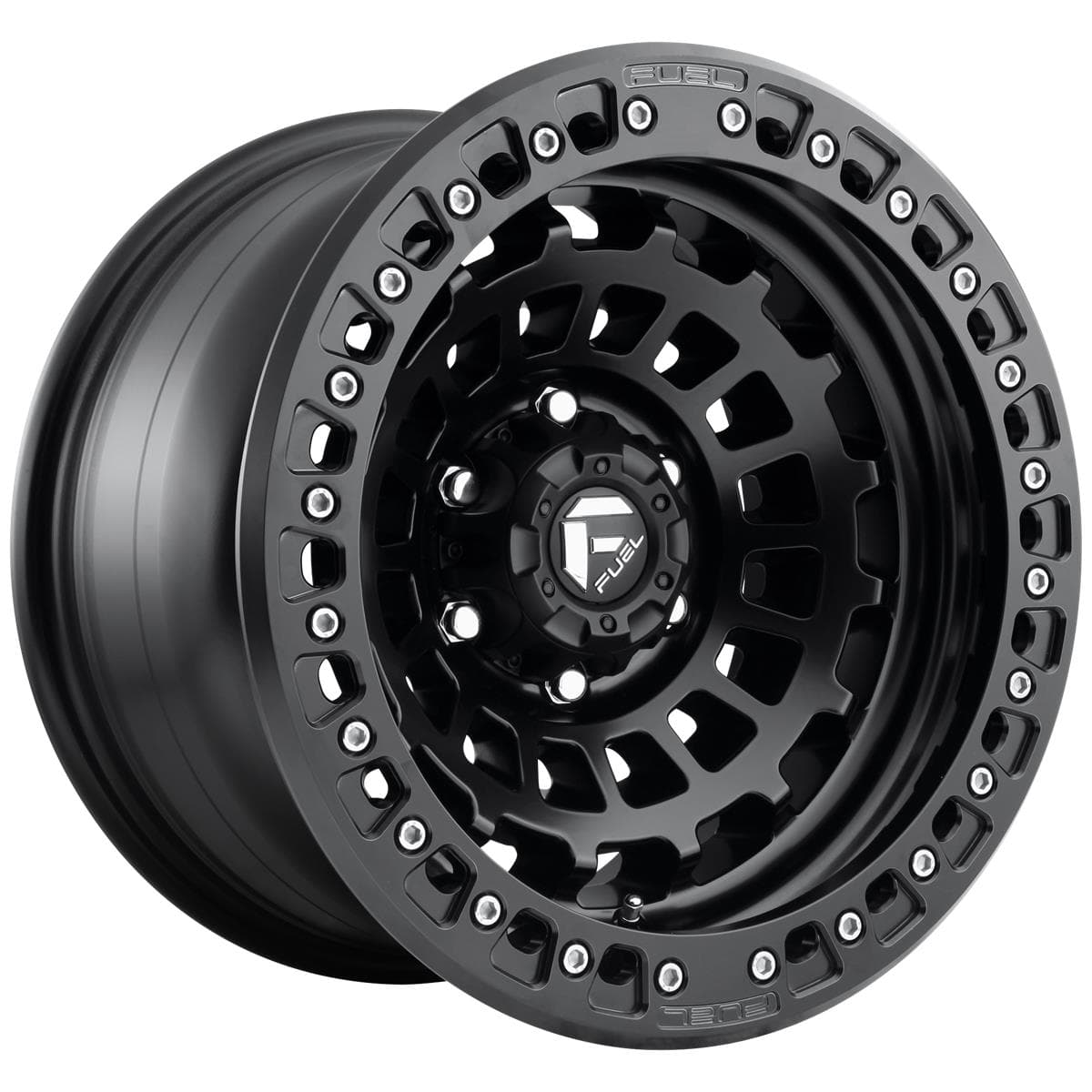 Fuel D101 Zephyr Beadlock 9x17 6x139.7 ET-15 CB106.1 Matte Black