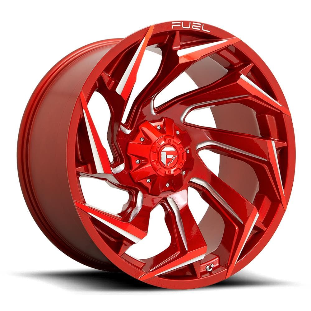 Fuel D754 Reaction 9x20 6x139.7 ET1 CB106.1 Candy Red Milled