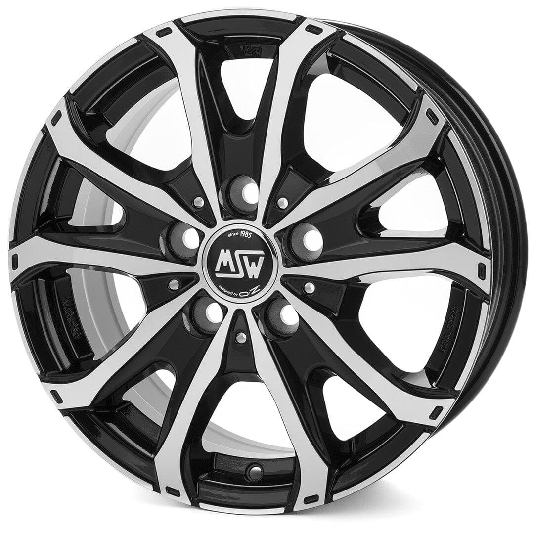 MSW 48 Van 7x17 5x160 ET55 CB65.1 Gloss Black Full Polished