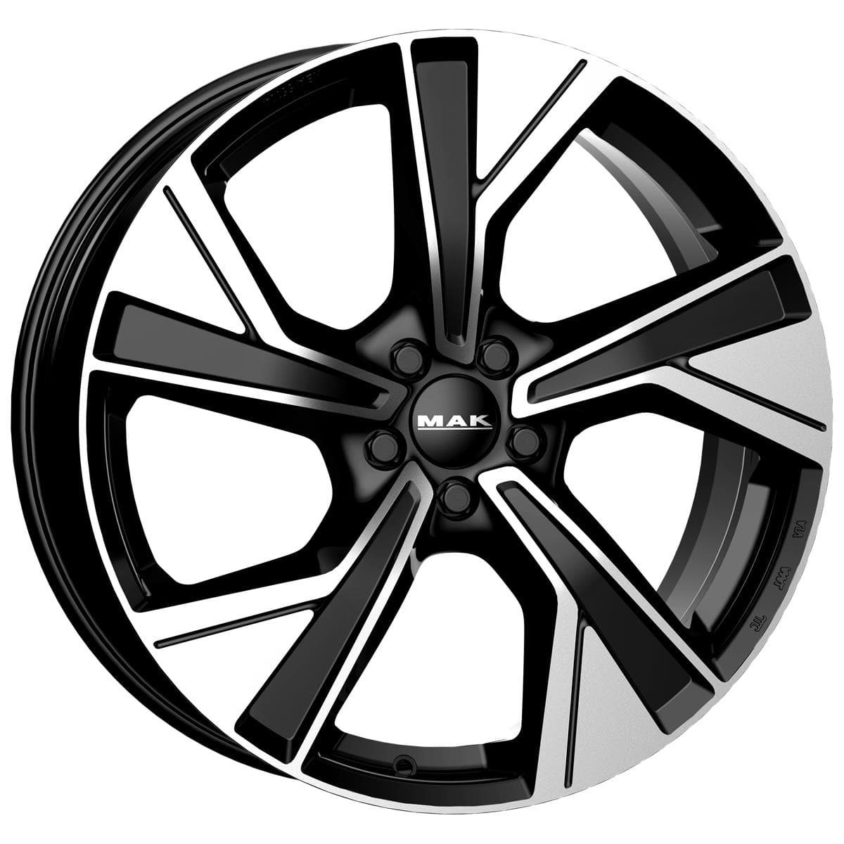 MAK Malmoe 8.5x19 5x108 ET56 CB63.4 Black Mirror
