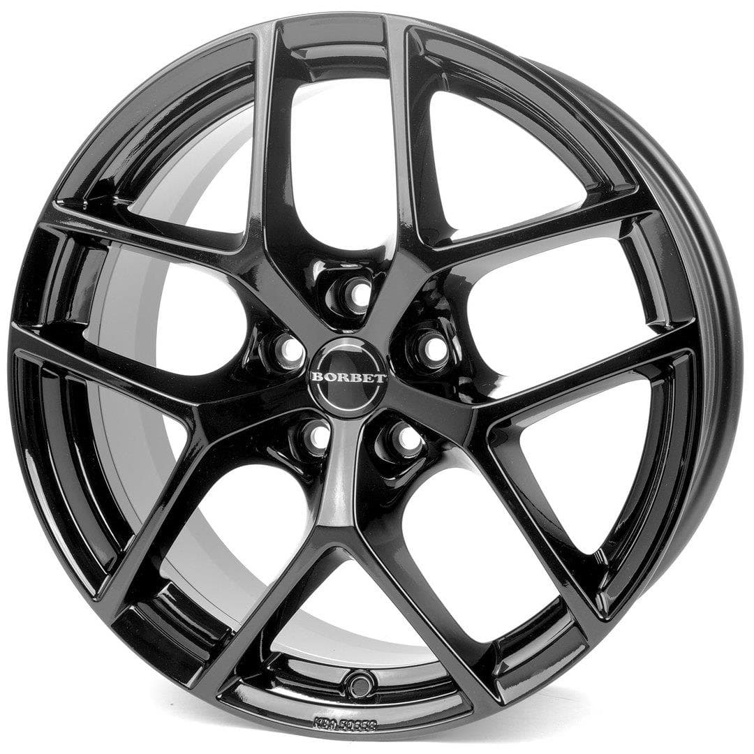 Borbet Y 7x17 5x112 ET40 CB72.6 black glossy
